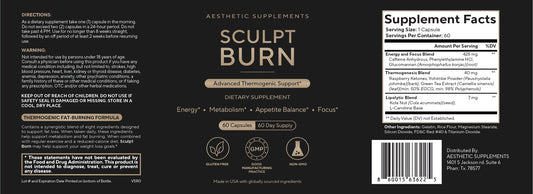 Sculpt Burn - Metabolic Support | PRE ORDER